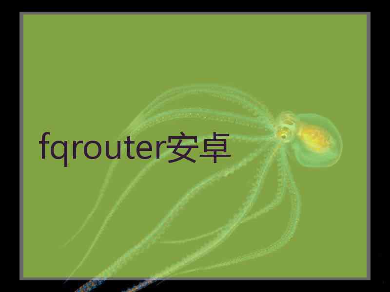 fqrouter安卓