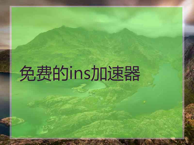 免费的ins加速器