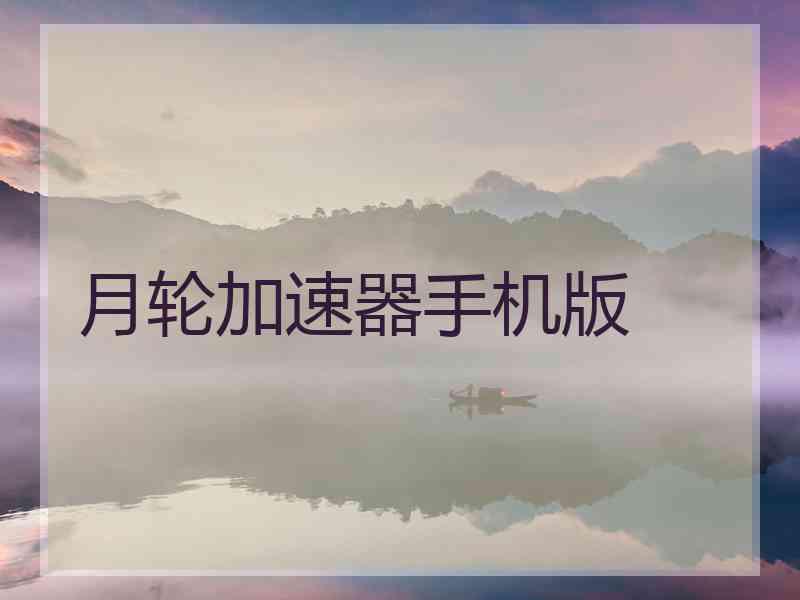 月轮加速器手机版