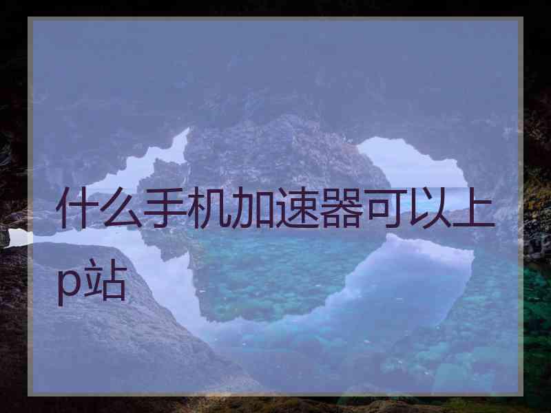 什么手机加速器可以上p站