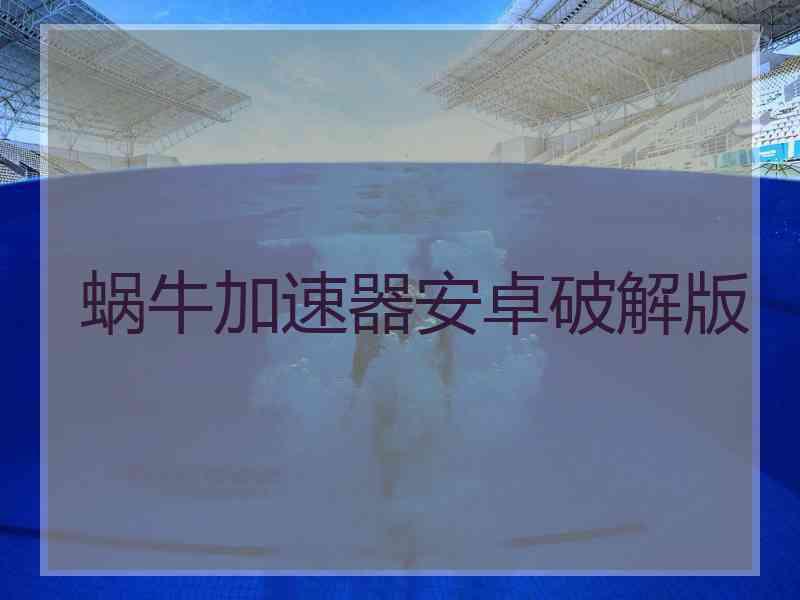 蜗牛加速器安卓破解版