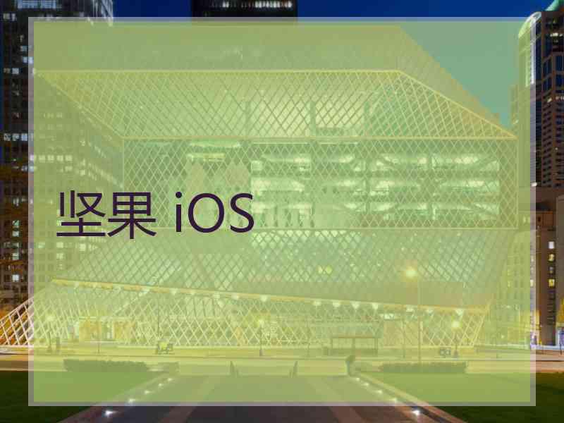 坚果 iOS